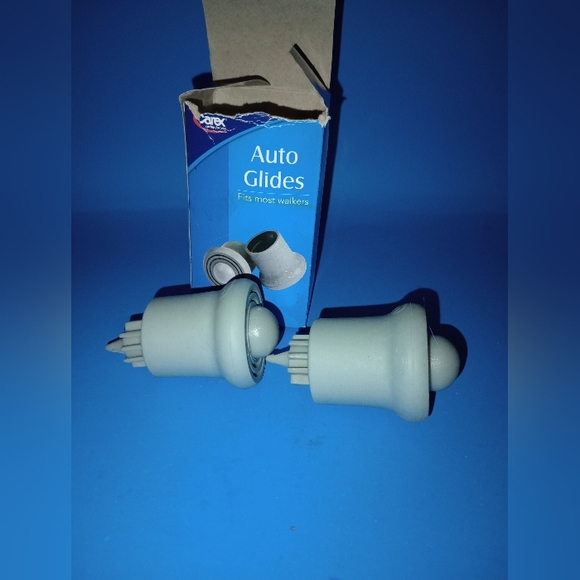Carex Auto Glides For A Walker Fits Most Walkers Includes 2 Glides A83100 2017 - Picture 3 of 14